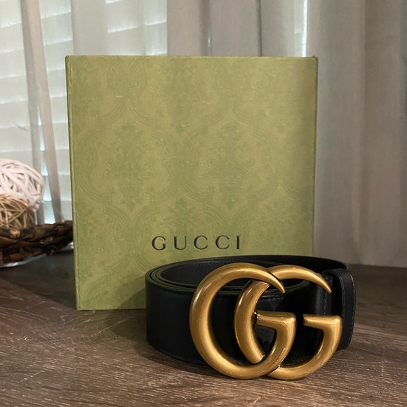 Gucci Accessories - Gucci Black Leather Belt
